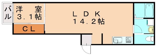 アコルト箱崎の物件間取画像